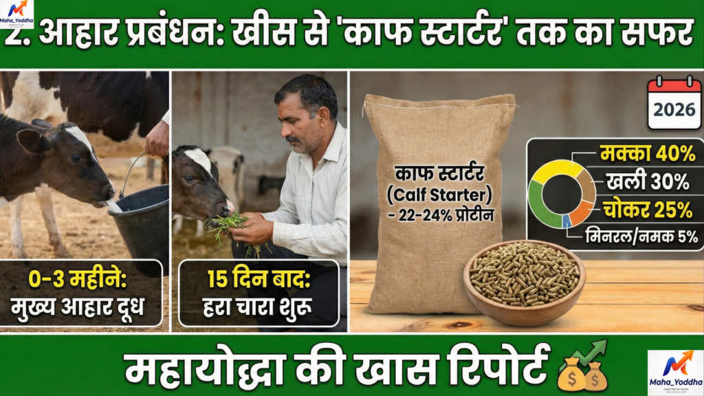 बछड़ों का पालन (Calf Rearing)