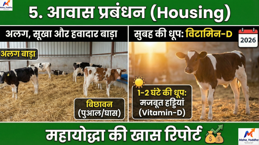 बछड़ों का पालन (Calf Rearing)