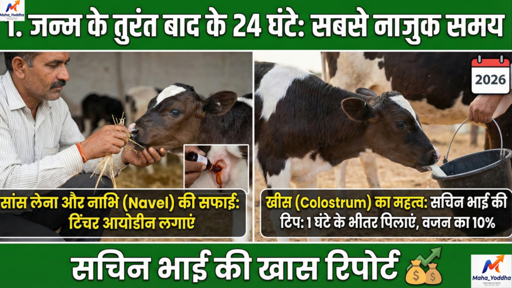 बछड़ों का पालन (Calf Rearing)