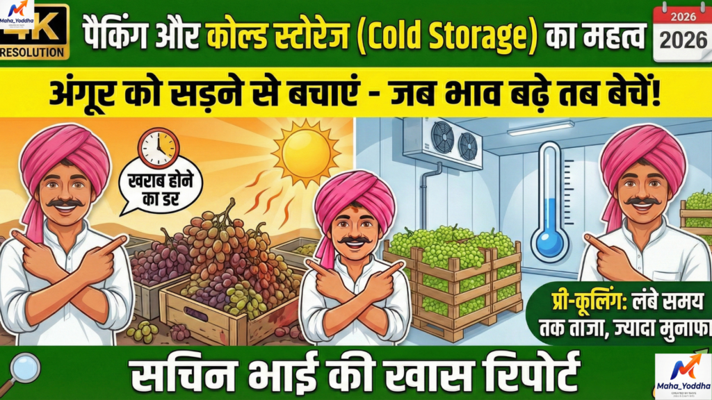 अंगूर की खेती: एक एकड़ से 10 लाख तक की कमाई, तकनीक और सावधानी – सचिन भाई की खास रिपोर्ट