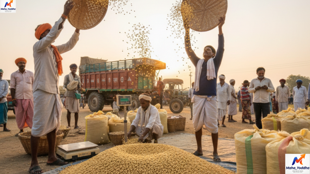 सोयाबीन के भाव: क्या ₹6,000 का सपना सच होगा? (Soybean Rates 2026)