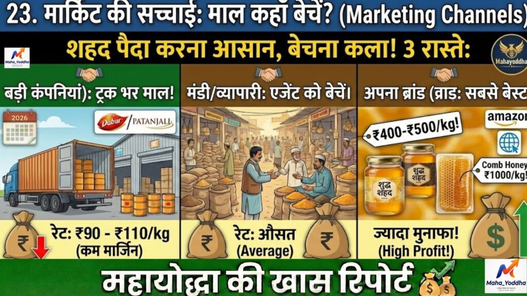 मधुमक्खी पालन (Apiculture) 2026: बिना जमीन खेती का मीठा बिजनेस | शहद से लाखों कमाई A to Z गाइड