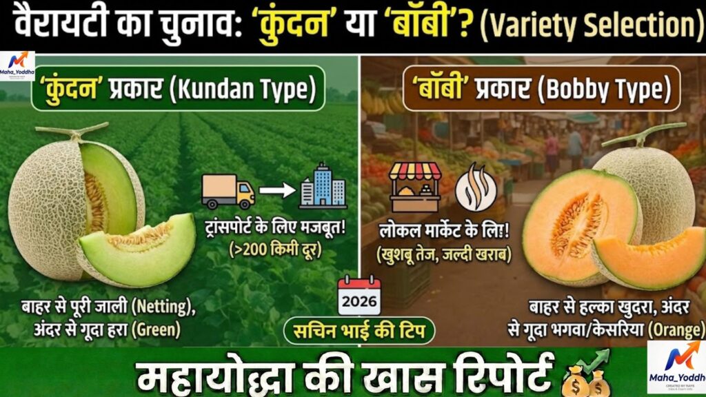 खरबूज की खेती: 90 दिनों में बंपर मुनाफा | उन्नत किस्में, देखभाल और रोग नियंत्रण गाइड