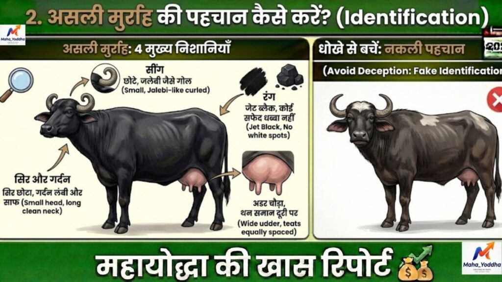मुर्राह भैंस पालन 2026: रोज़ 20 लीटर दूध, सही पहचान, खुराक और सरकारी सब्सिडी की पूरी जानकारी