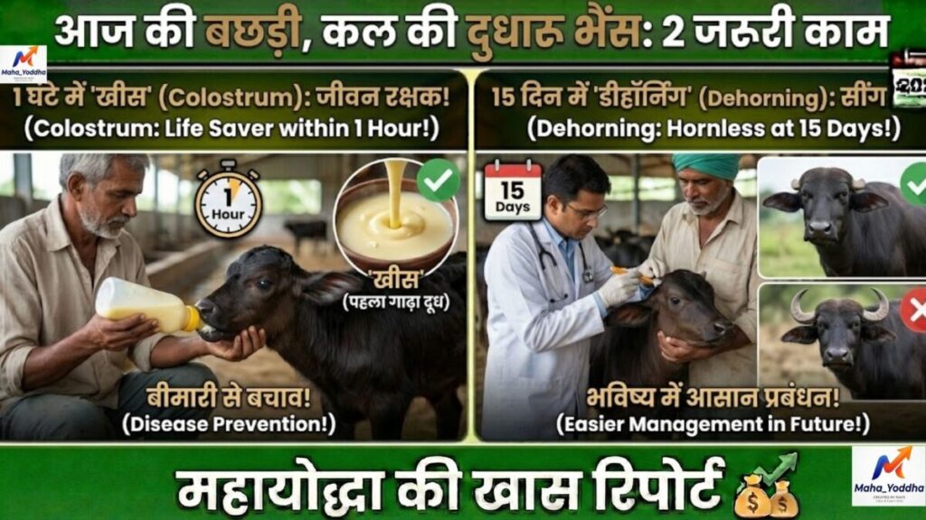 मुर्राह भैंस पालन 2026: रोज़ 20 लीटर दूध, सही पहचान, खुराक और सरकारी सब्सिडी की पूरी जानकारी