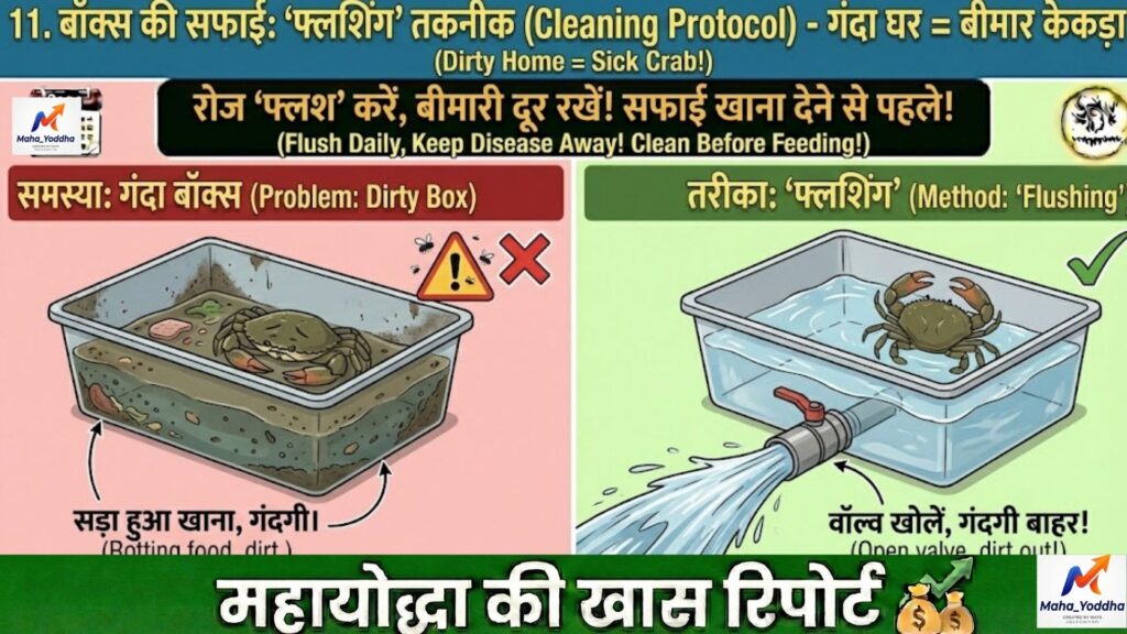 केकड़ा पालन (Mud Crab Farming) 2026: बिना तालाब बॉक्स सिस्टम से ₹1,500/kg कमाई | A to Z गाइड