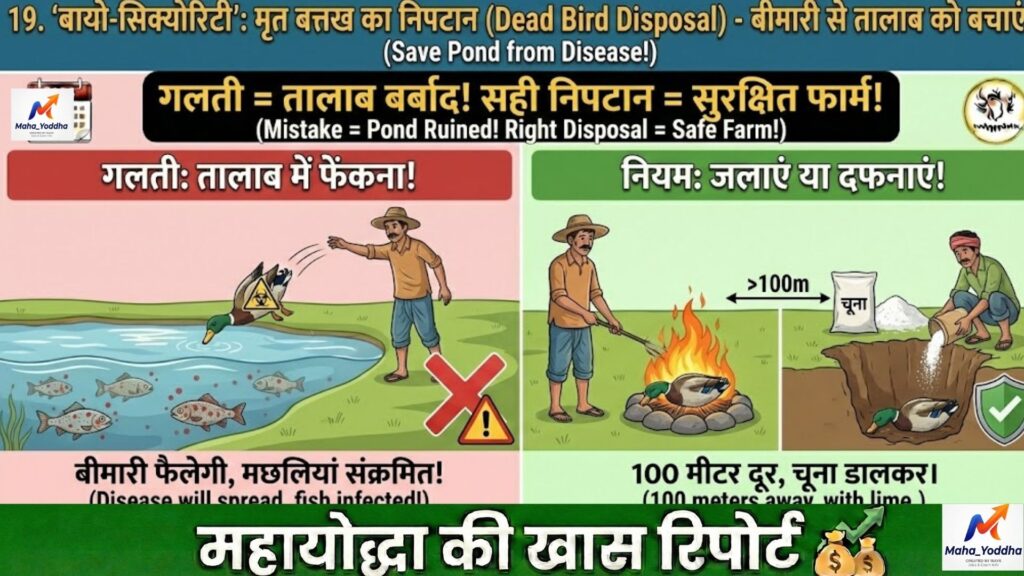 मछली और बत्तख पालन (Integrated Farming): फीड खर्चा 50% तक कम | Duck-Fish Farming से डबल कमाई