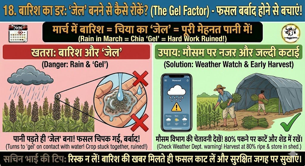 चिया सीड्स की खेती 2026: कम पानी में ₹15,000–₹20,000/क्विंटल कमाई | पूरी किसान गाइड