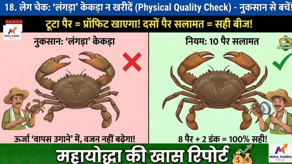 केकड़ा पालन (Mud Crab Farming) 2026: बिना तालाब बॉक्स सिस्टम से ₹1,500/kg कमाई | A to Z गाइड