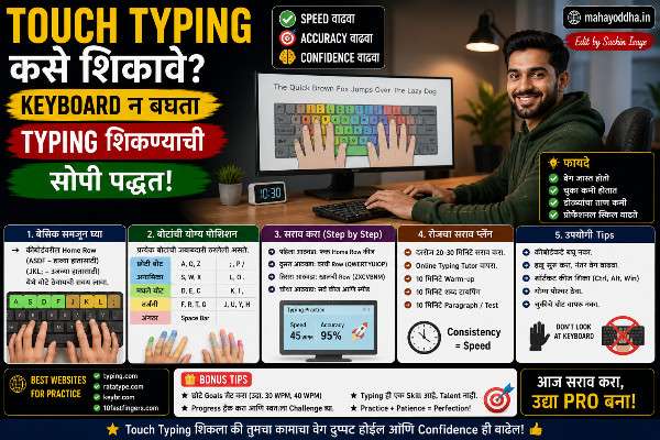 Touch Typing कसे शिकावे