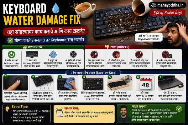 Keyboard Button Stuck Problem: एक बटण अडकलंय? नवीन घेण्याआधी हे उपाय करून बघा
