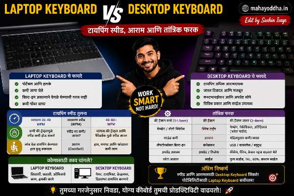 Laptop Keyboard vs Desktop Keyboard