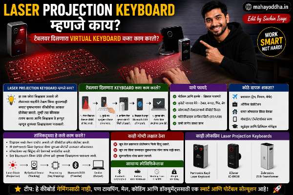 Laser Projection Keyboard