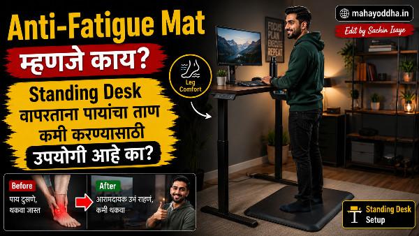 Standing desk comfort & anti-fatigue mat