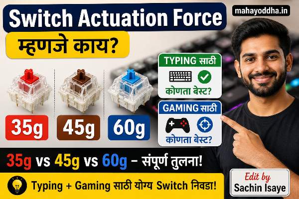 Switch Actuation Force